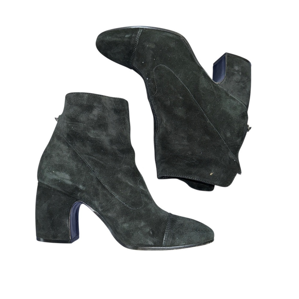 Alberto Fermani Dark‎ Gray Suede Ankle Boots
